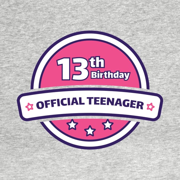 official teenager 13th birthday for girl by Amrshop87